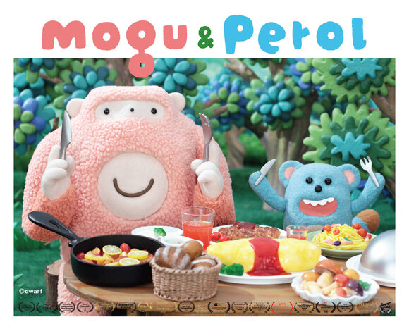 dwarf studios's Original Short Film 'Mogu & Perol' to be adapted into a 39-Episode 3DCG Animated Series 